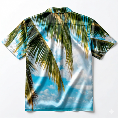 JERRY - SHERRY, Alloverprint Hawaiihemd