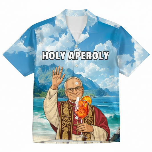 HOLY APEROLY, Alloverprint Hawaiihemd