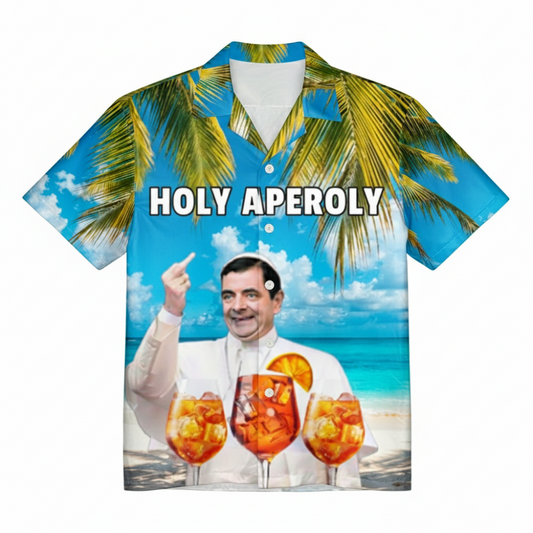HOLY-APEROLY, Alloverprint Hawaiihemd