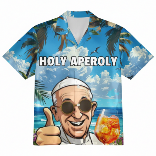 HOLY APEROLY, Alloverprint Hawaiihemd