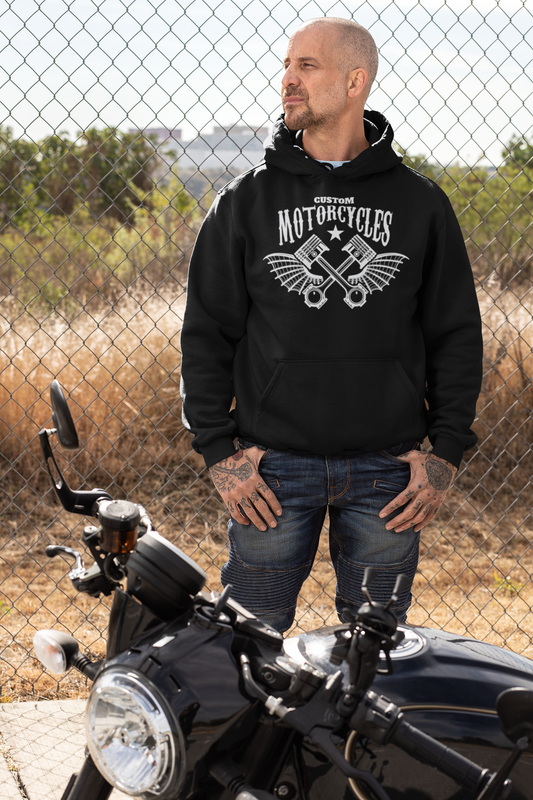 CUSTOM, Classic Hoodie - Mit Taschendruck