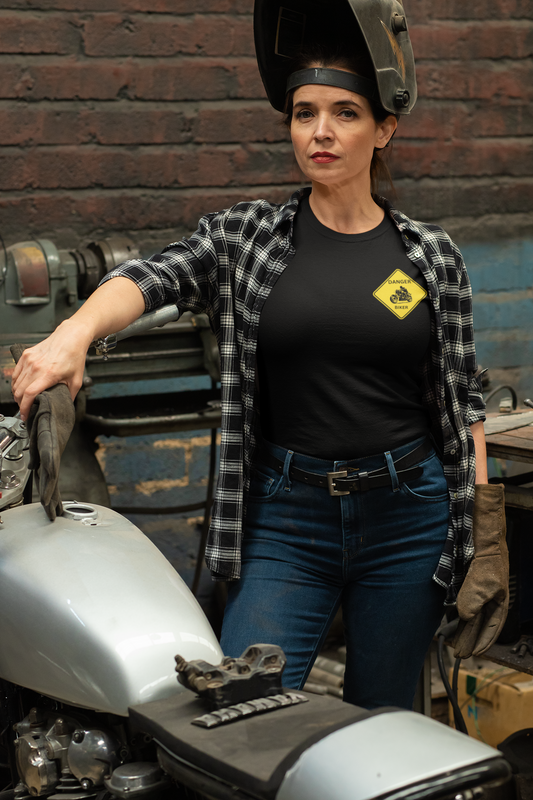 Danger..., beidseitig bedruckt, Basic Shirt Unisex